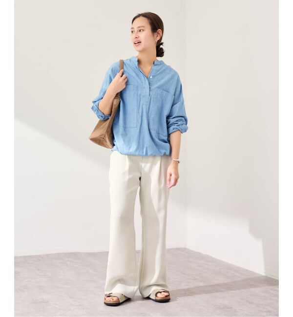 FRAMeWORK「《追加》ライトダブルクロスイージースラックス2」|スラックス|