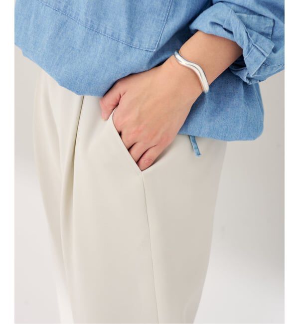 FRAMeWORK「《追加》ライトダブルクロスイージースラックス2」|スラックス|