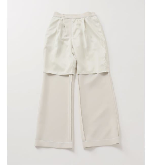 FRAMeWORK「《追加》ライトダブルクロスイージースラックス2」|スラックス|