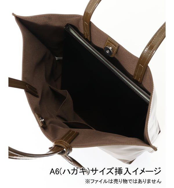  「BEAURE/ビュレ レザーエナメルトート」|トートバッグ|