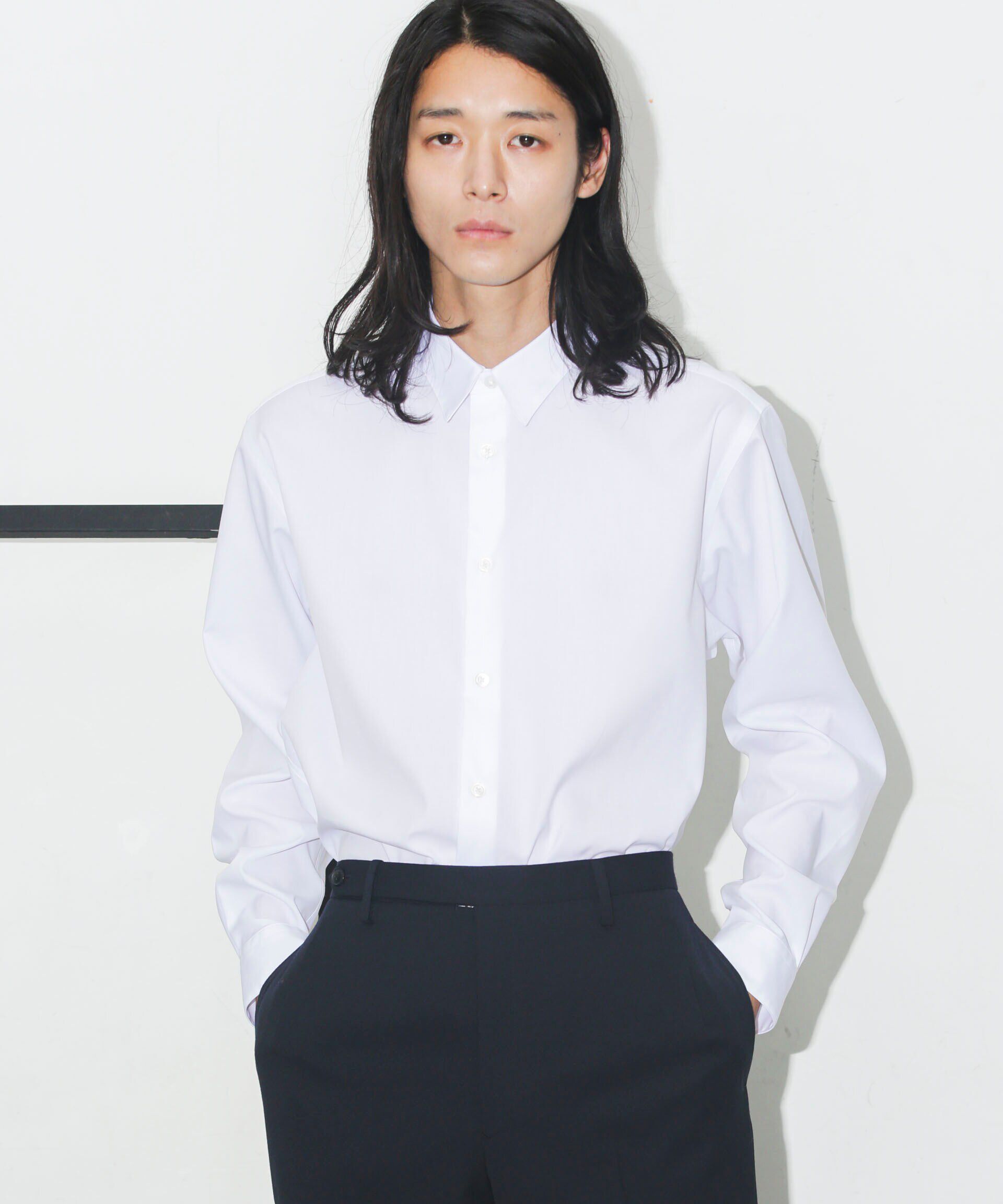 nano･universe「｢ESSENTIAL LINE｣レギュラーカラーシャツ」|シャツ・ブラウス|