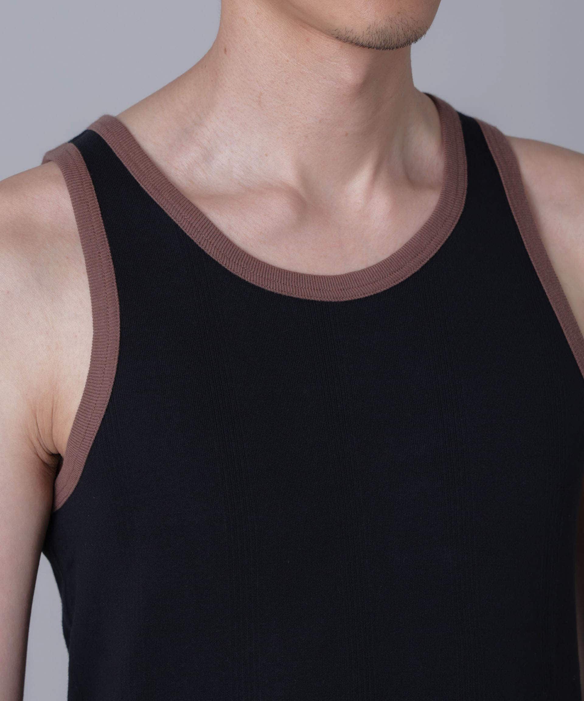 nano･universe「「NJ/CLUB」PARKSTOCK MILLER別注 パネルリブタンクトップ」|Tシャツ・カットソー|