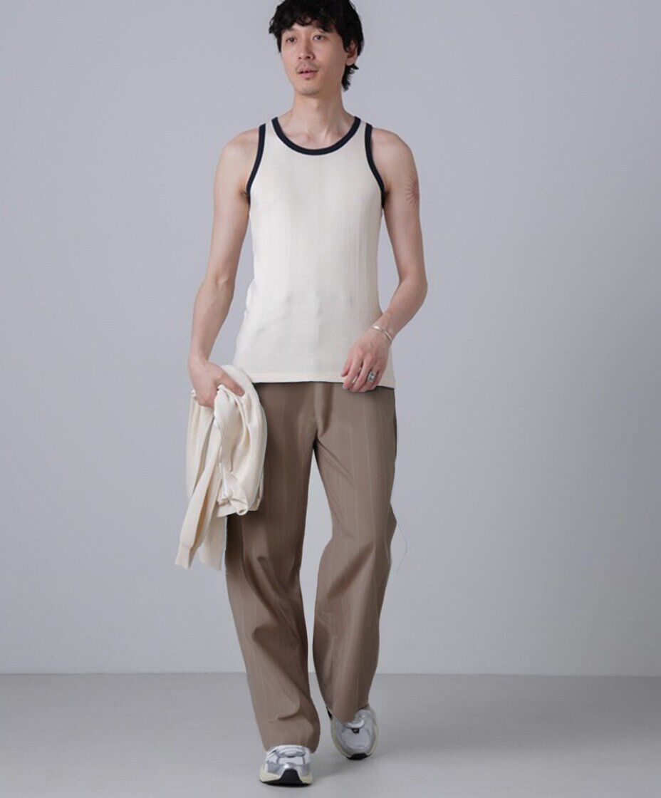 nano･universe「「NJ/CLUB」PARKSTOCK MILLER別注 パネルリブタンクトップ」|Tシャツ・カットソー|