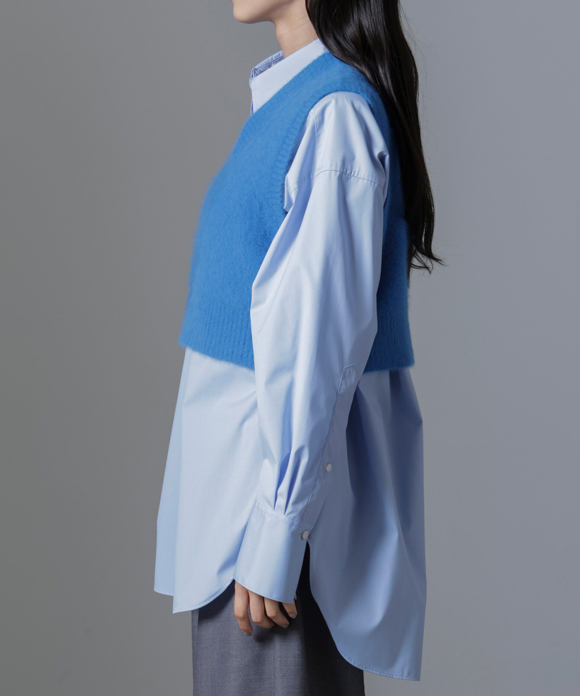 nano･universe「フォックスカシミヤニットベスト」|ニット・セーター|