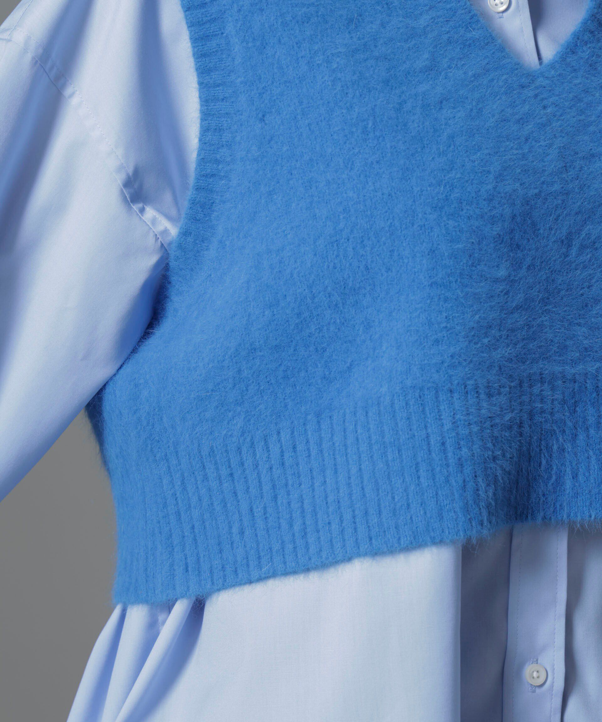 nano･universe「フォックスカシミヤニットベスト」|ニット・セーター|