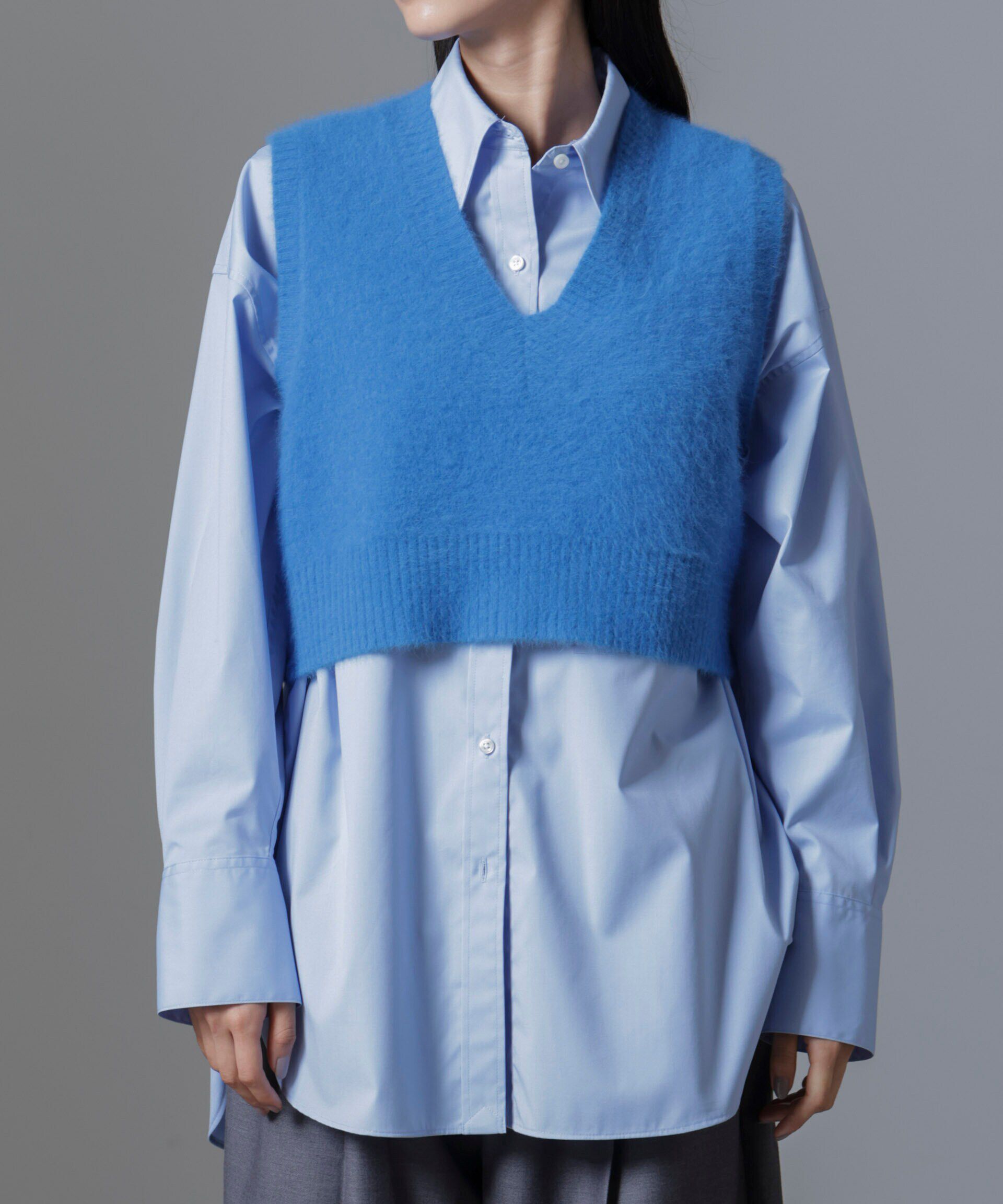 nano･universe「フォックスカシミヤニットベスト」|ニット・セーター|