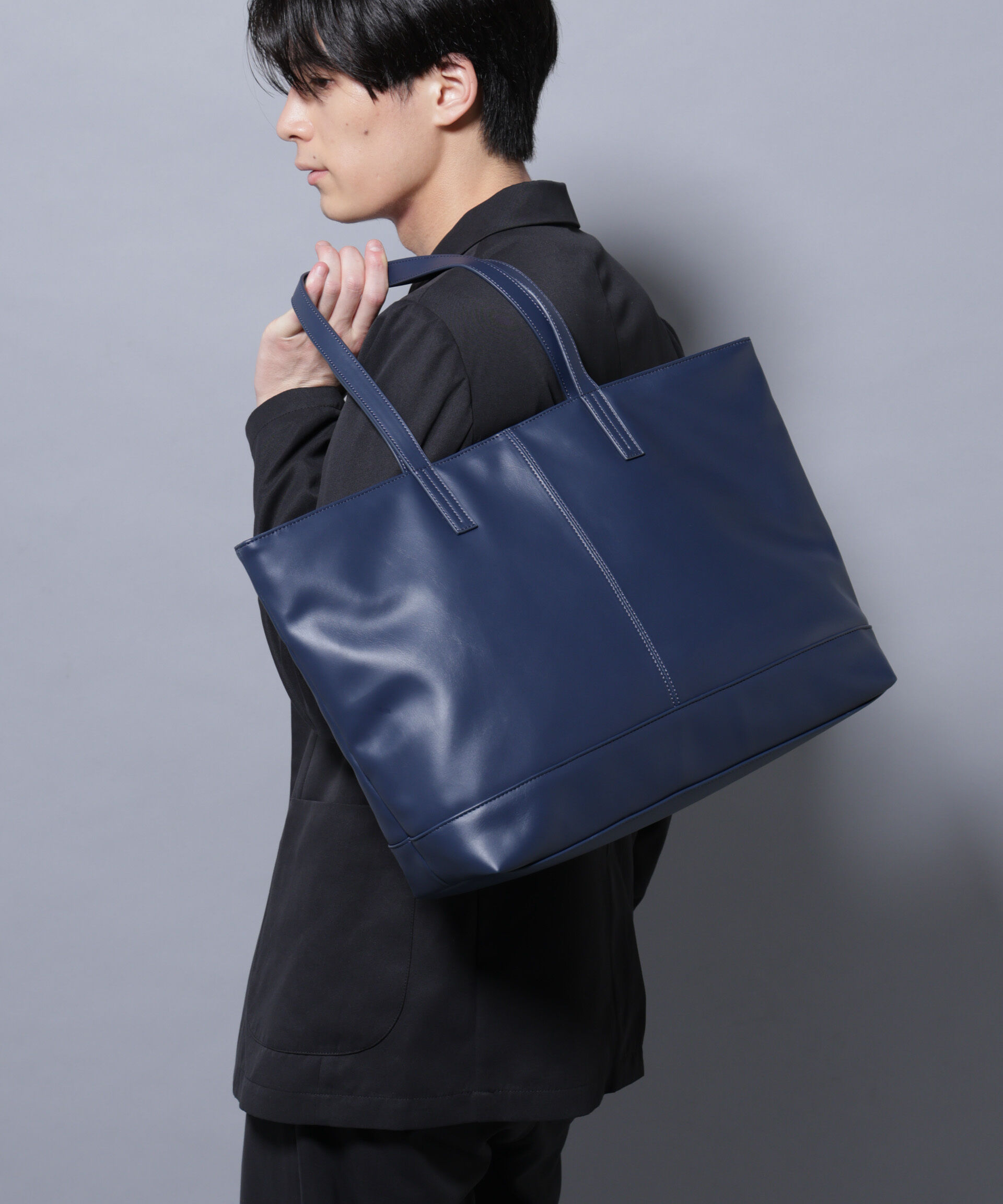 nano･universe「WEB限定/シンセティックレザートートバック」|ショルダー・メッセンジャー|