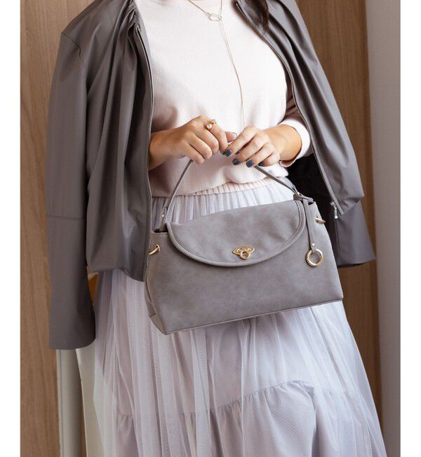 組曲「スエードライク トップハンドルバッグ」|ショルダー・メッセンジャー|