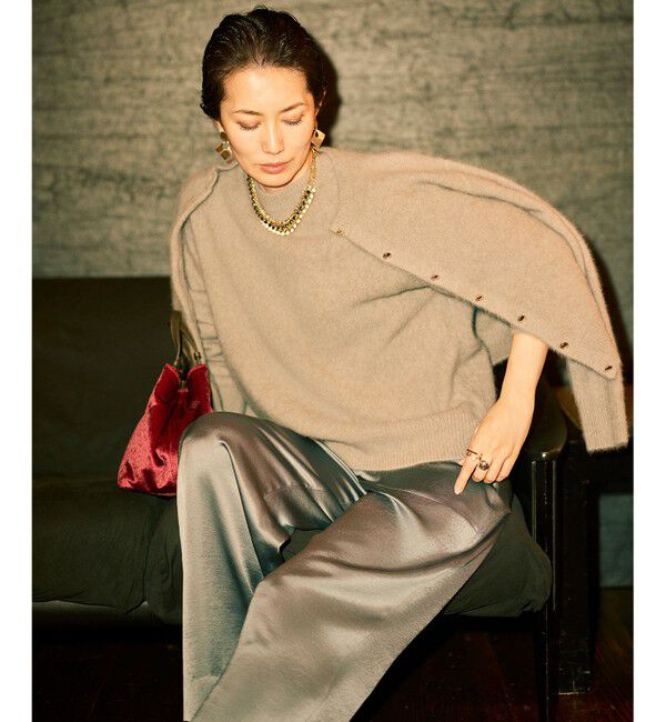 自由区「【SHIHOさん着用】ヘアリーフォックス カーディガン」|カーディガン|