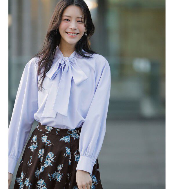 ANY SIS「【2WAY】リボンギャザー ブラウス」|シャツ・ブラウス|ｽｶｲﾌﾞﾙ