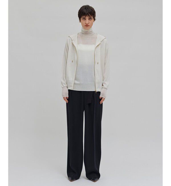 BEIGE,「【洗える】CARNOT / ニットパーカー」|ニット・セーター|