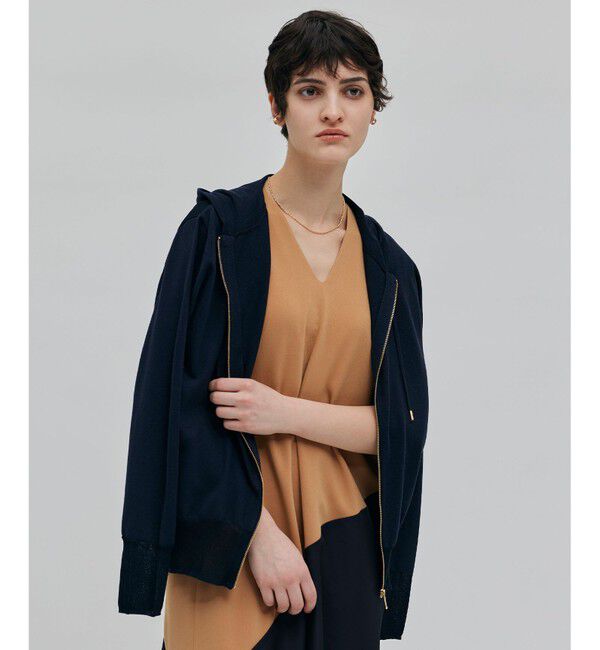 BEIGE,「【洗える】CARNOT / ニットパーカー」|ニット・セーター|