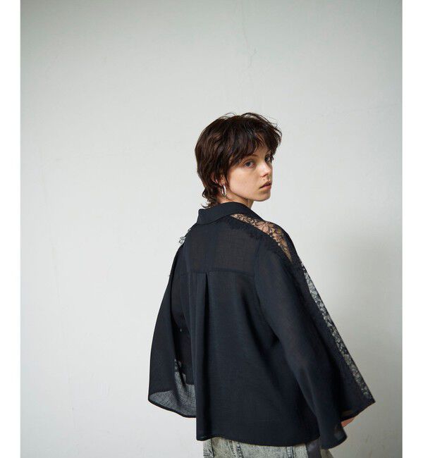 Grace Class「シアーポンチョシャツ」|シャツ・ブラウス|