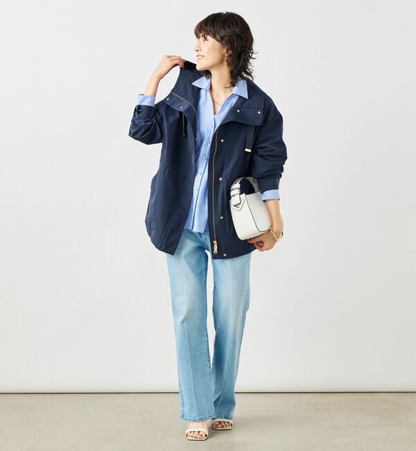 NOLLEY'S「【WEB＆一部店舗限定色アイテム】ウォッシャブル2WAY撥水フーテッドブルゾン」|ブルゾン・スタジャン|