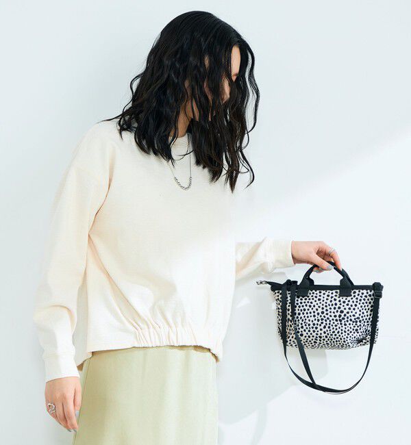 fredy emue「裾インゴムブークレープルオーバー」|Tシャツ・カットソー|