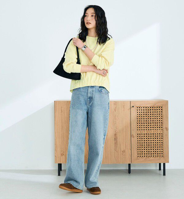 fredy emue「裾インゴムブークレープルオーバー」|Tシャツ・カットソー|