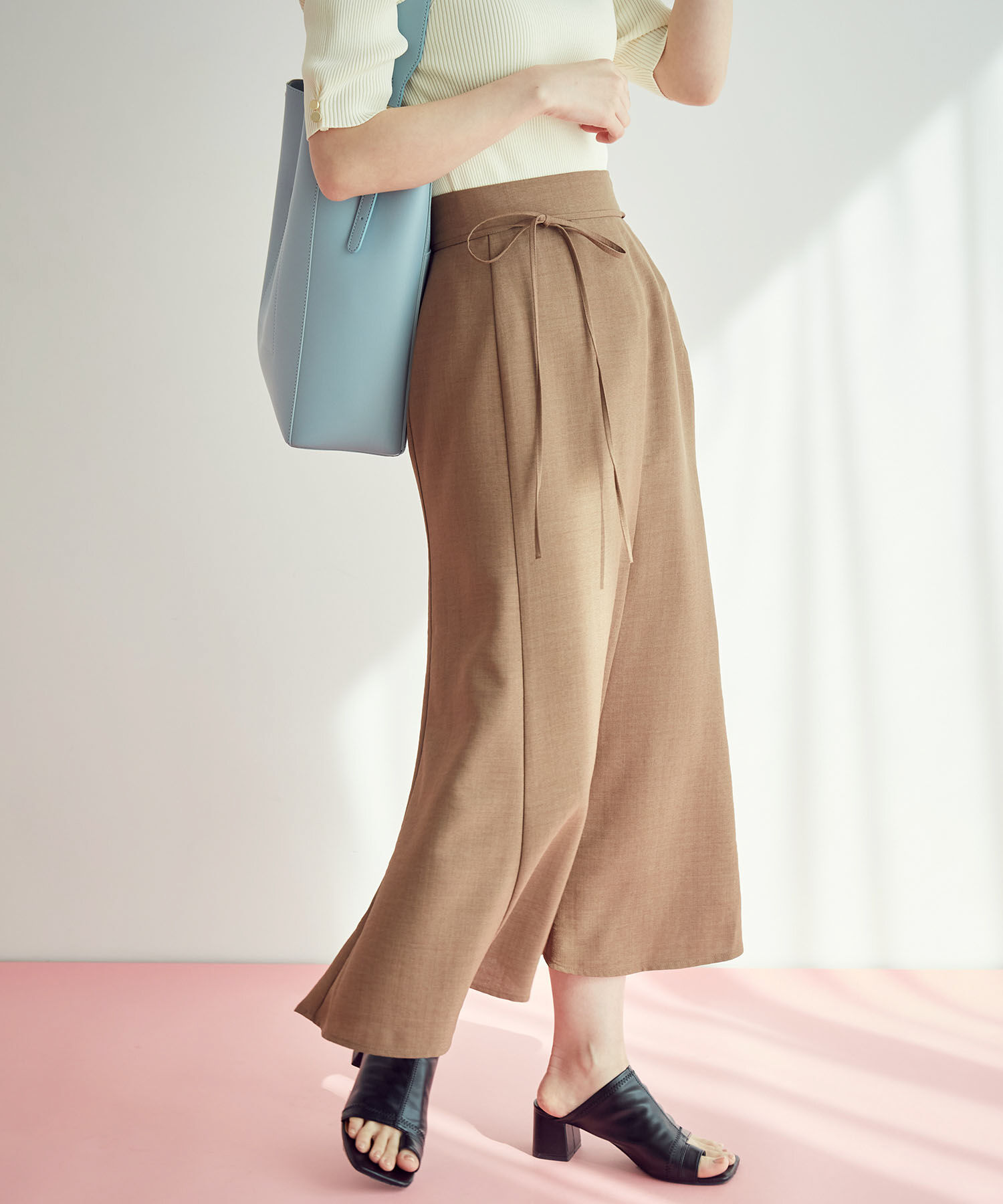 VIS「【一部サイズ公式サイト・直営店舗限定】リネンライクマーメイドスカート【sustainable】」|スカート|