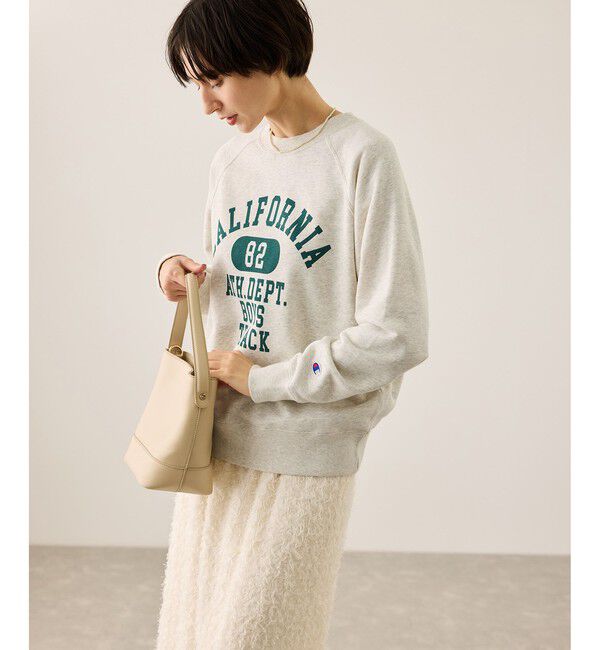 Rope&rsquo;Picnic「【Champion/チャンピオン別注】アソートロゴスウェットプルオーバー/リンクコーデ」|スウェット・ジャージ|