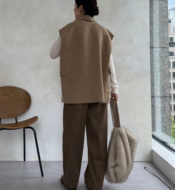  「裏起毛ボンディングパンツ」|チノ|