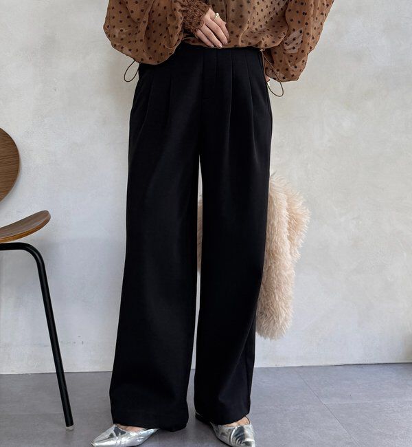  「裏起毛ボンディングパンツ」|チノ|