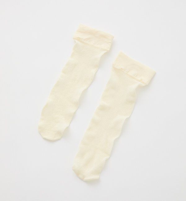  「【抜け感】ミニフィッシュネットソックス」|ソックス|