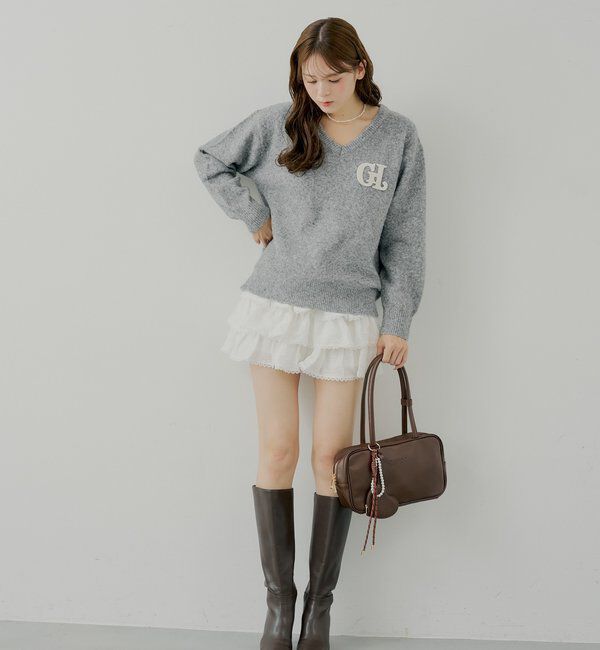  「フリルティアードミニスカート」|スカート|