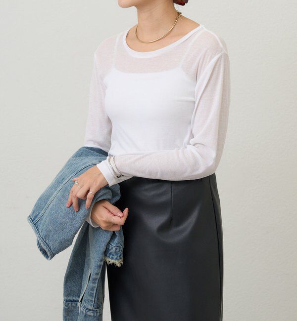  「ベーシックシアーロンTEE」|Tシャツ・カットソー|