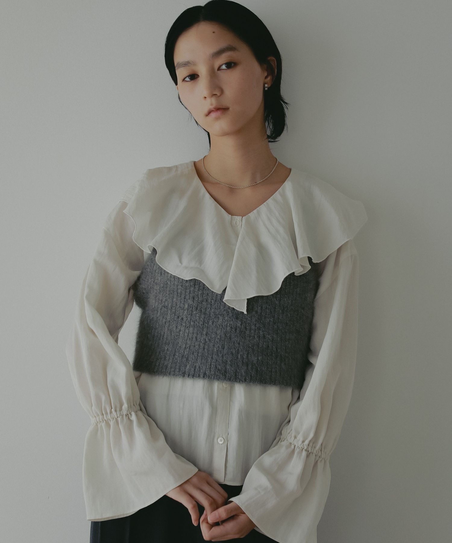 A part by 「ラッフルブラウス」|シャツ・ブラウス|