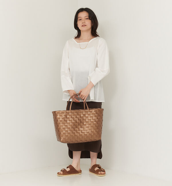 collex「オーガニックコットンサックブラウス」|シャツ・ブラウス|