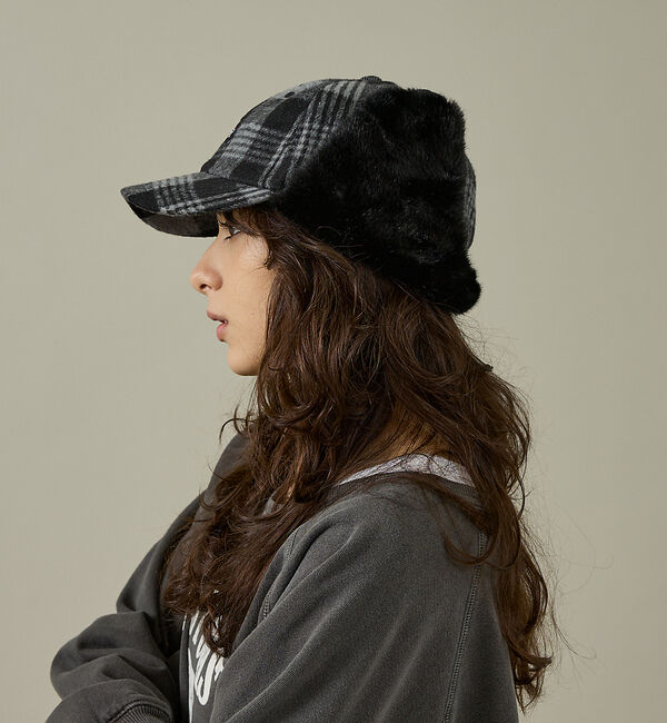 ABAHOUSE「【Dickies / ディッキーズ】EX FAKEFUR TRAPPER HAT」|その他|グレー