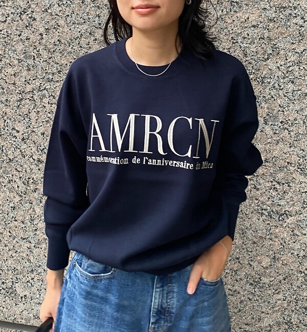 Rouge vif「【AMERICANA&times;MICA＆DEAL/ アメリカーナ&times;マイカ】ロゴニット」|ニット・セーター|