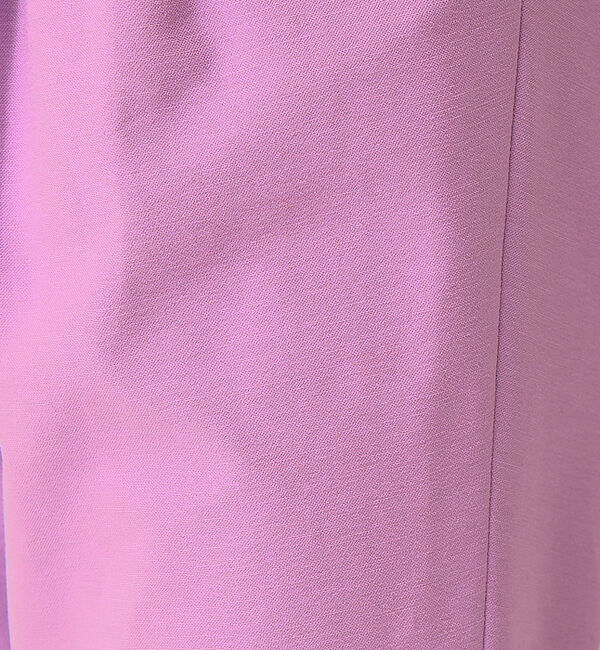 qualite「コットンリネン2WAYストレッチタックパンツ」|その他|