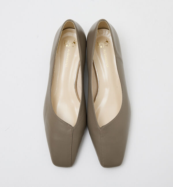 AU BANNISTER「撥水レザーパンプス」|パンプス|