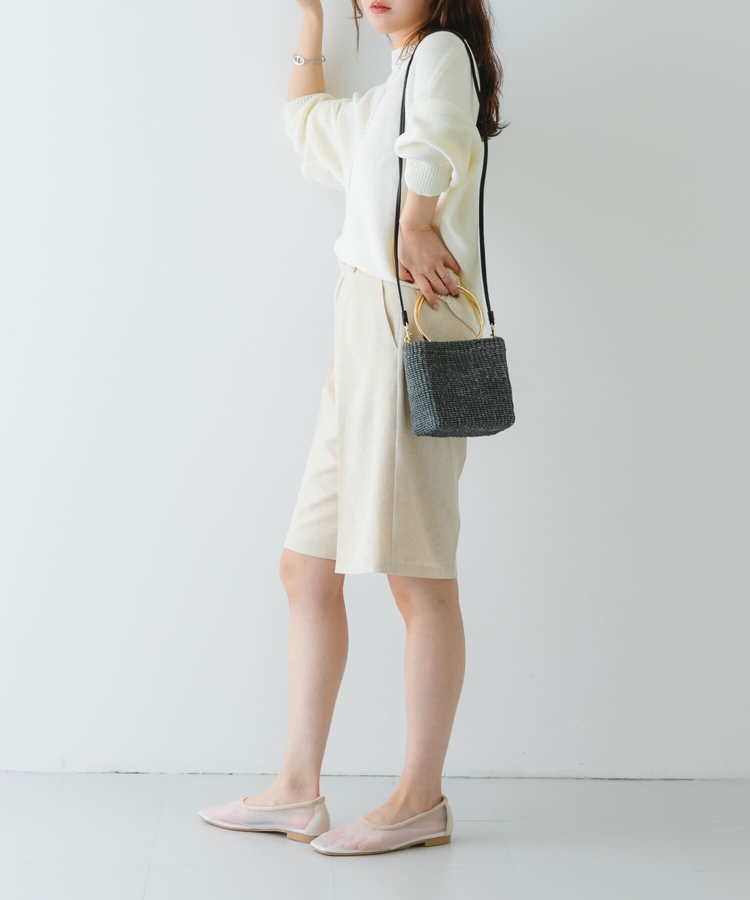 RODE SKO「COTTO　リング雑材バッグ」|ハンドバッグ|