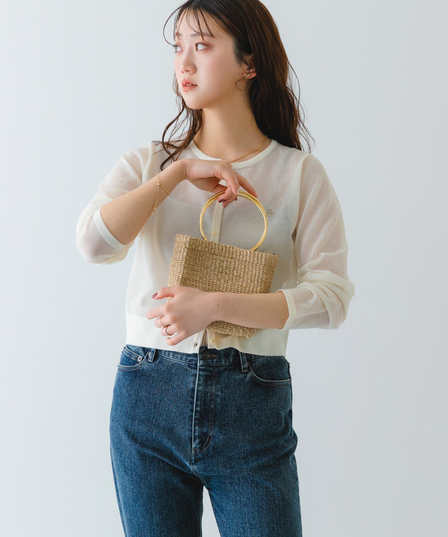 RODE SKO「COTTO　リング雑材バッグ」|ハンドバッグ|