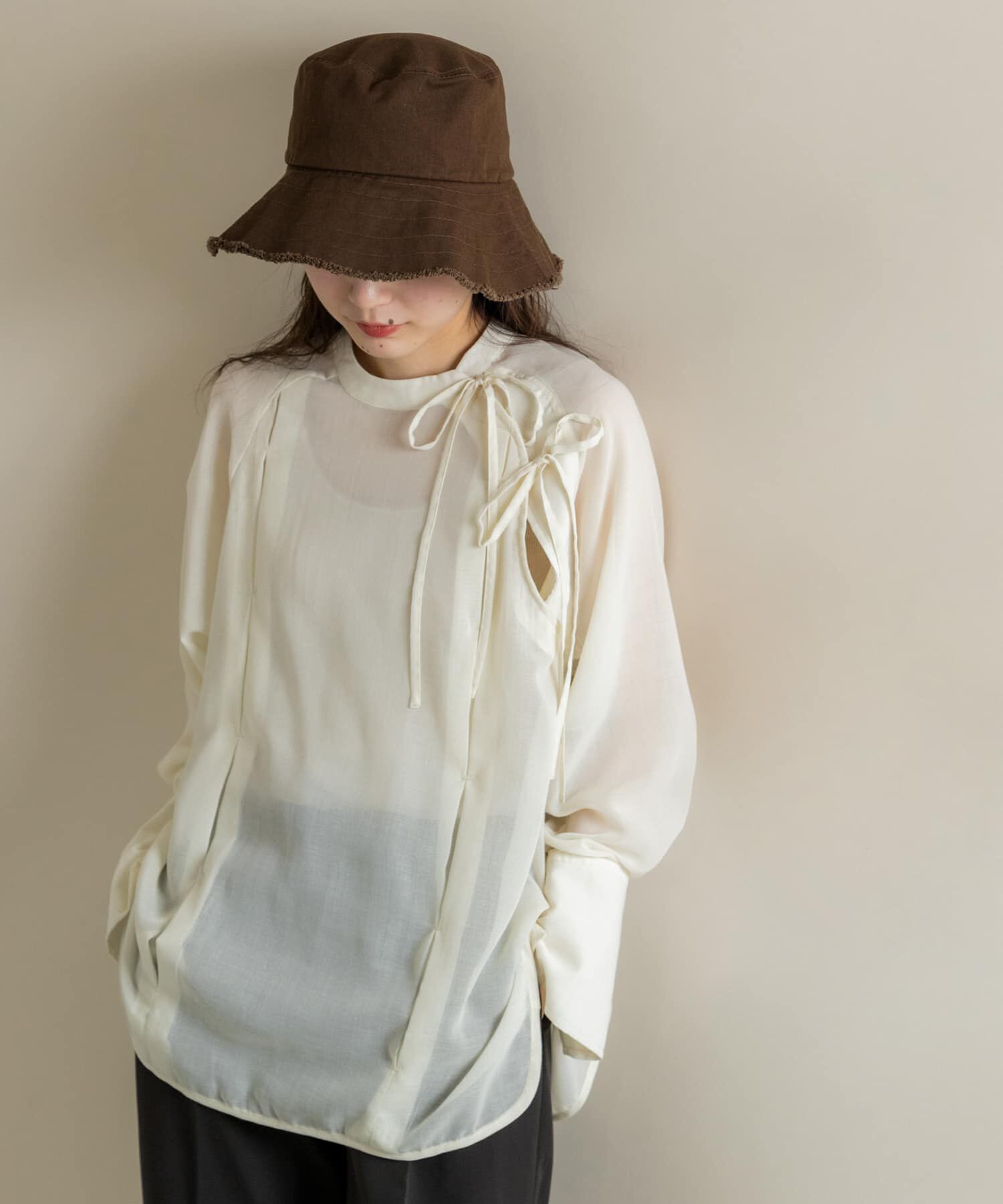 SMELLY「ツイルフリンジバケットハット」|ハット|