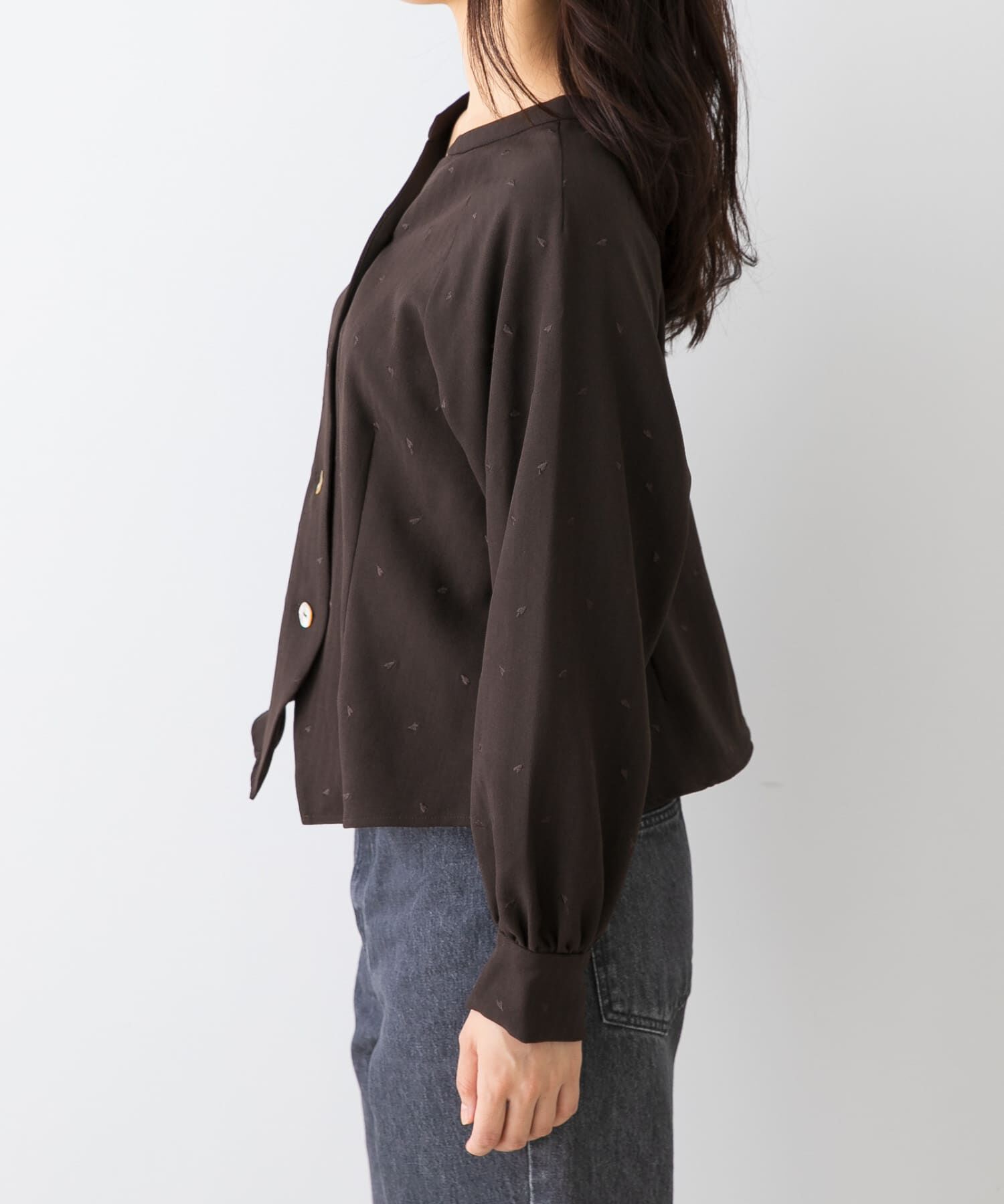 URBAN RESEARCH ROSSO「F by ROSSO　ハート刺繍2WAYブラウス」|シャツ・ブラウス|