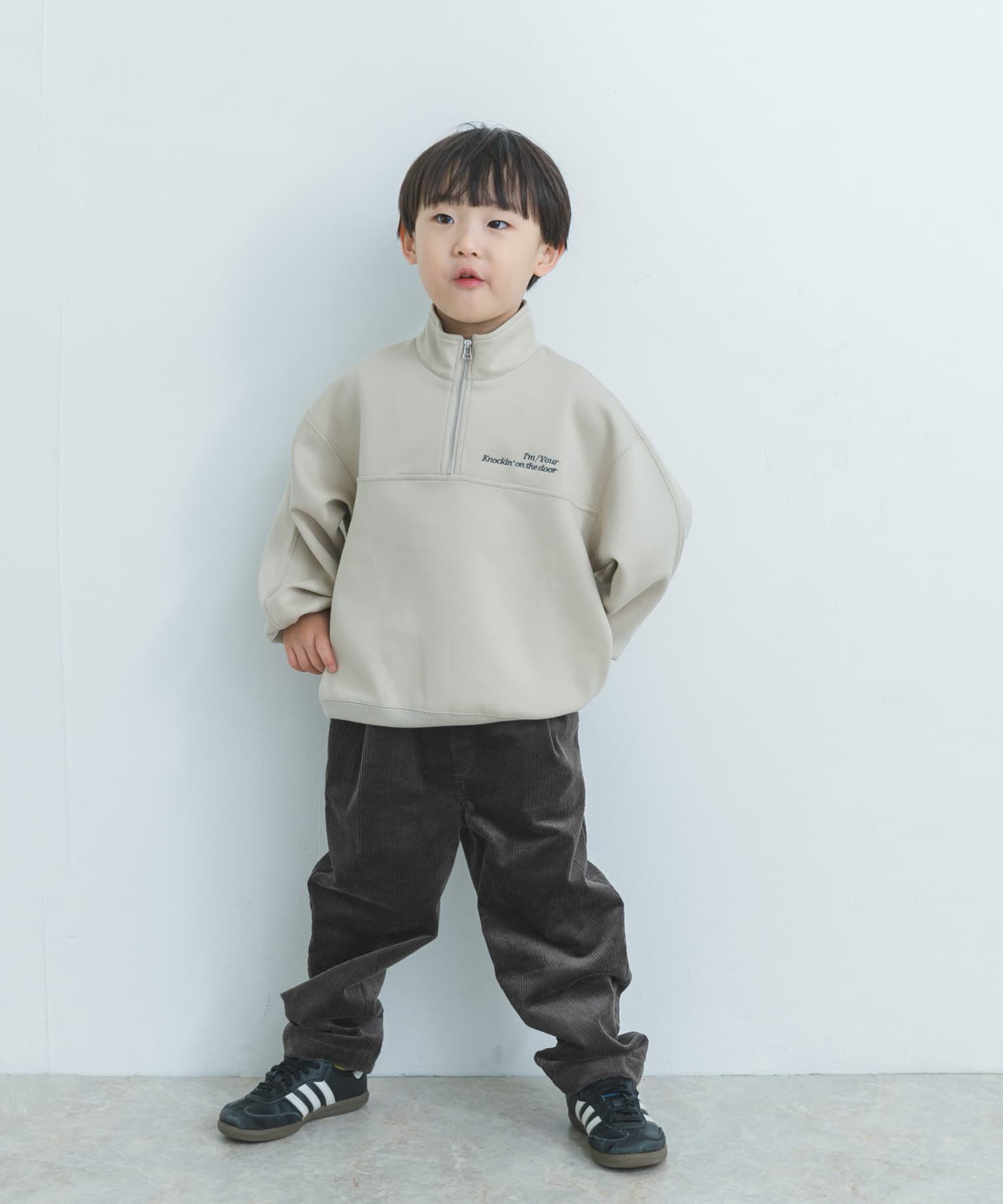 URBAN RESEARCH DOORS「『セットアップ対応』ハーフジップダンボールプルオーバー(KIDS)」|その他|