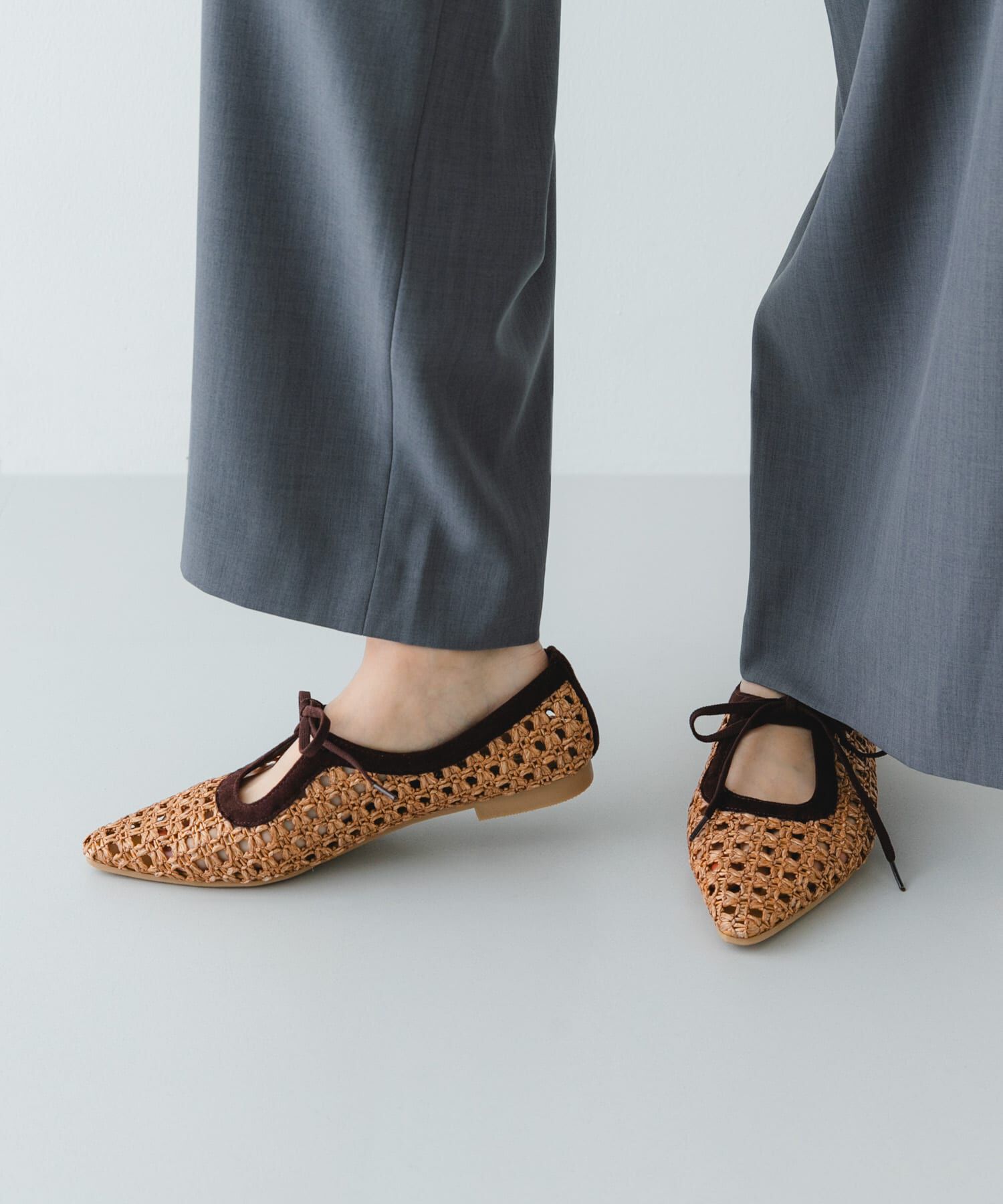 RODE SKO「『MADE IN JAPAN』1センチパナマリボンパンプス」|パンプス|