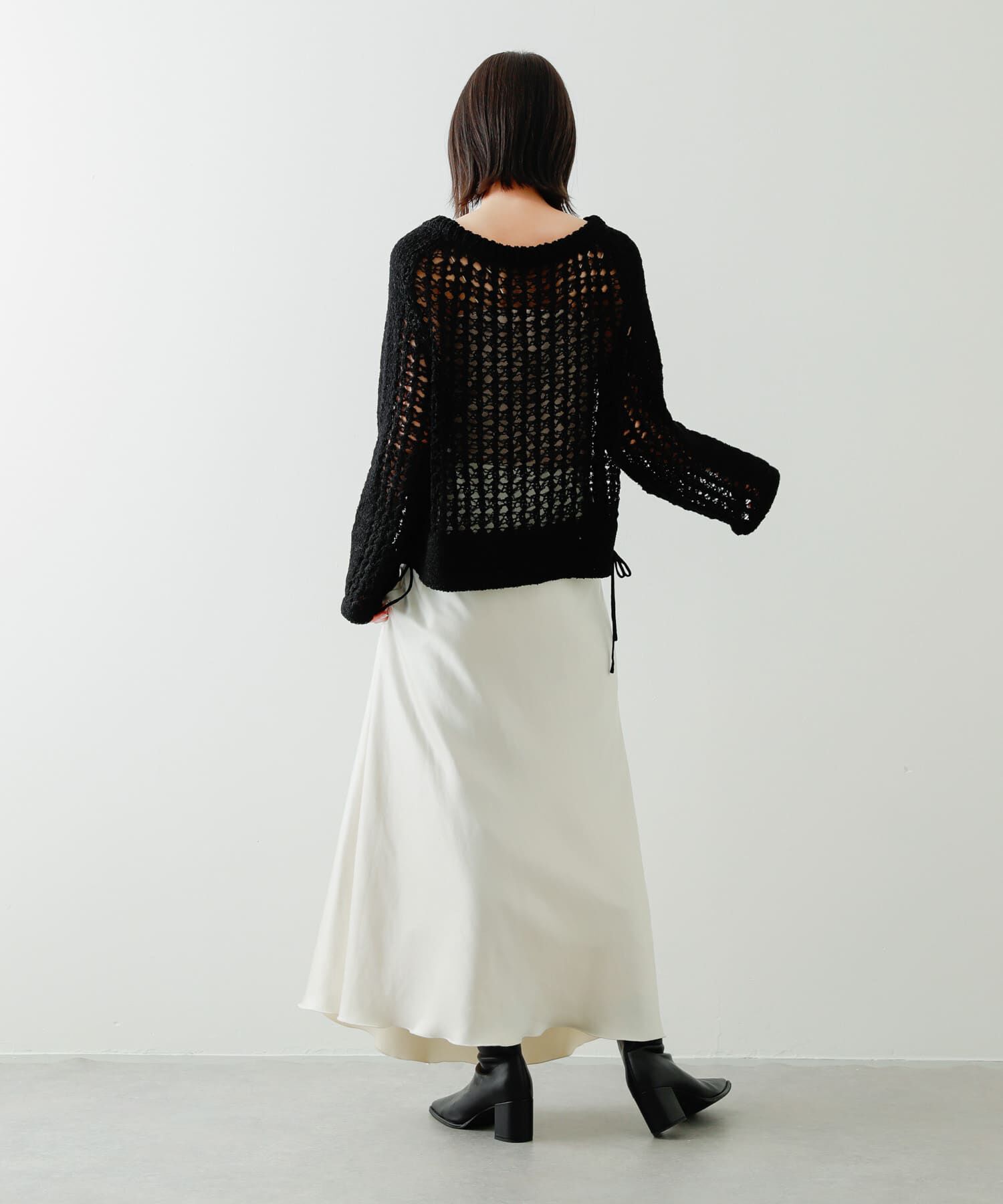 SENSE OF PLACE by URBAN RESEARCH「チュールヤーンメッシュセーター」|ニット・セーター|