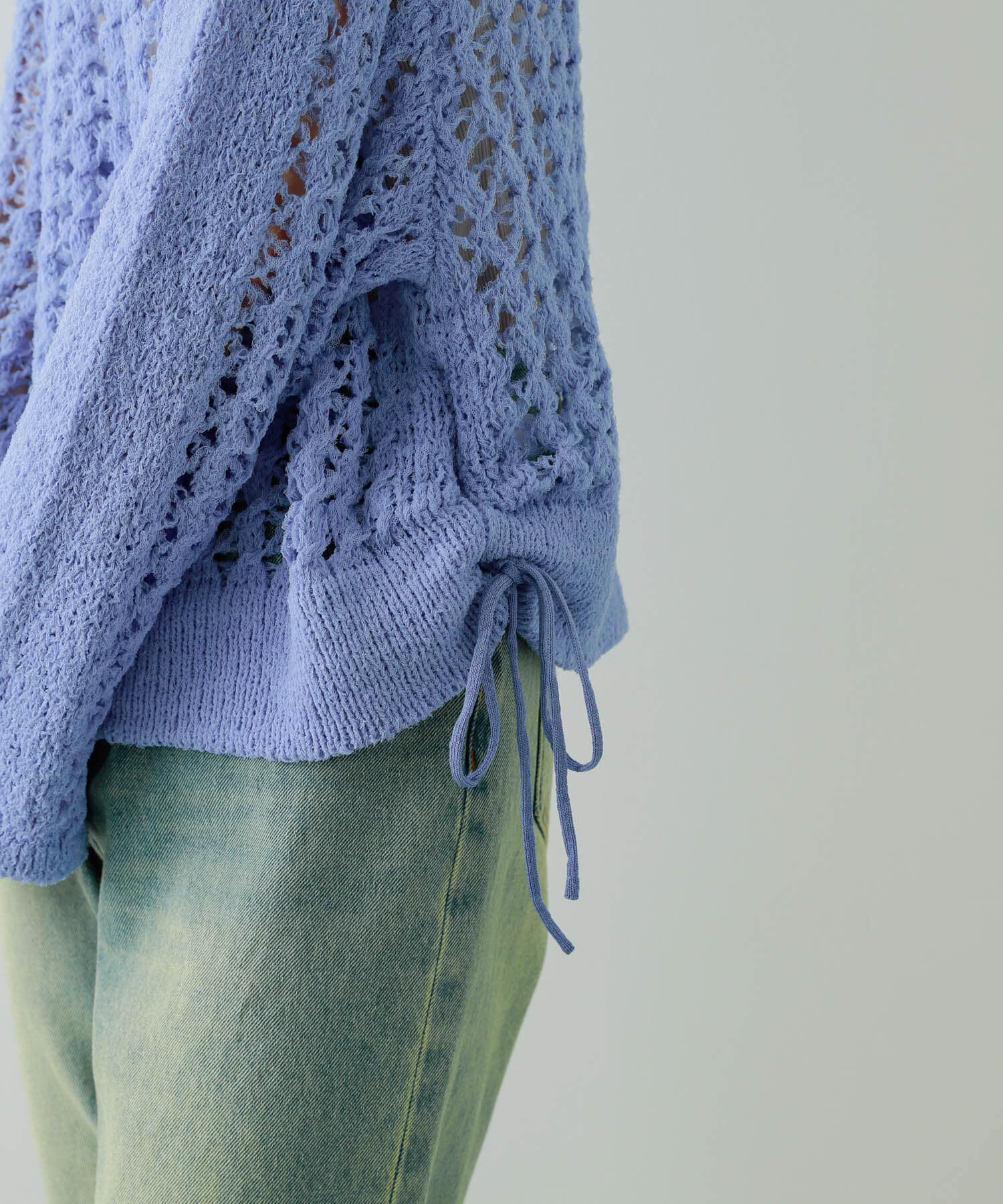 SENSE OF PLACE by URBAN RESEARCH「チュールヤーンメッシュセーター」|ニット・セーター|