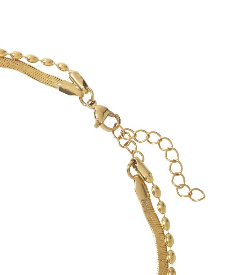 AMERICAN HOLIC「【ステンレス】スネーク2連ネックレス」|ネックレス|