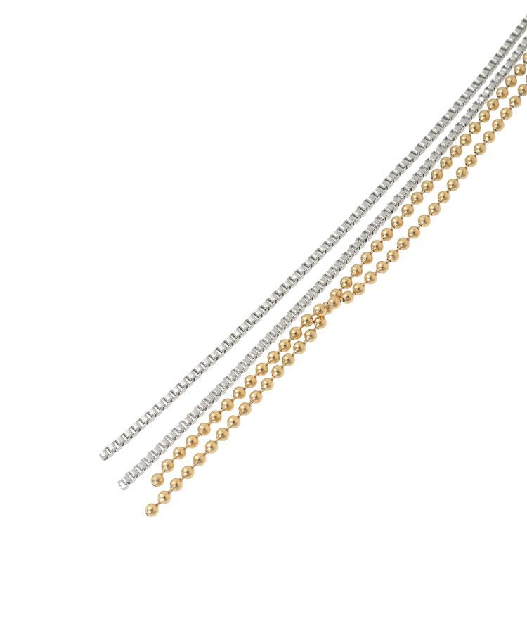 AMERICAN HOLIC「【ステンレス】2ラインネックレス」|ネックレス|