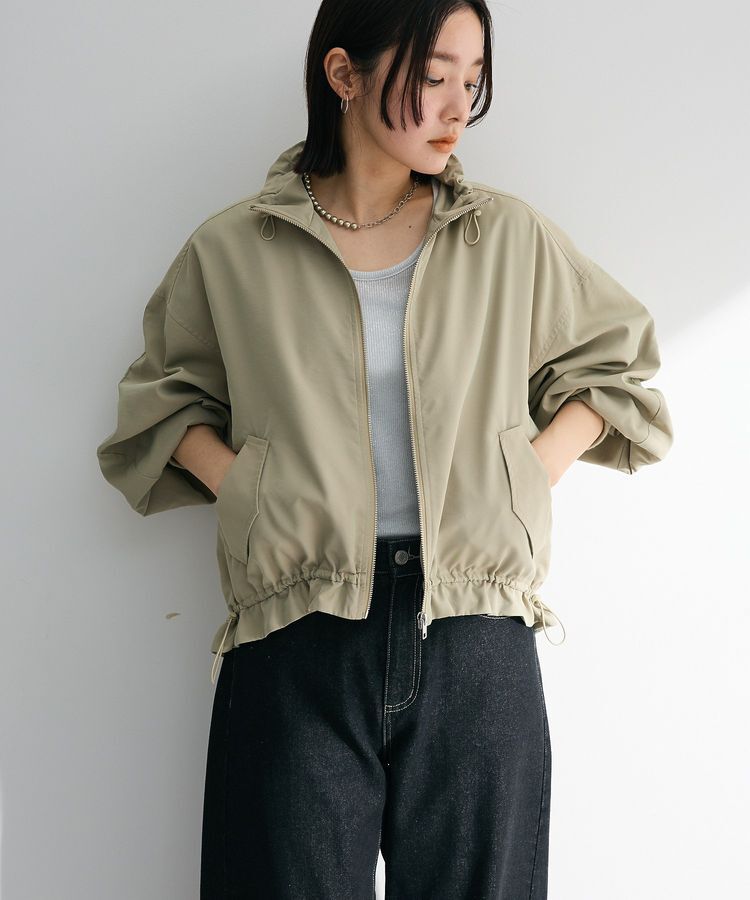 Green Parks「撥水加工 スタンドドロストブルゾン」|ブルゾン・スタジャン|