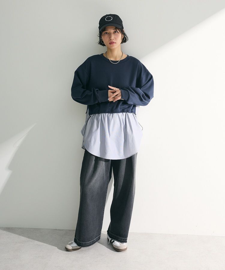 Green Parks「ダンボールドッキングチュニック」|Tシャツ・カットソー|