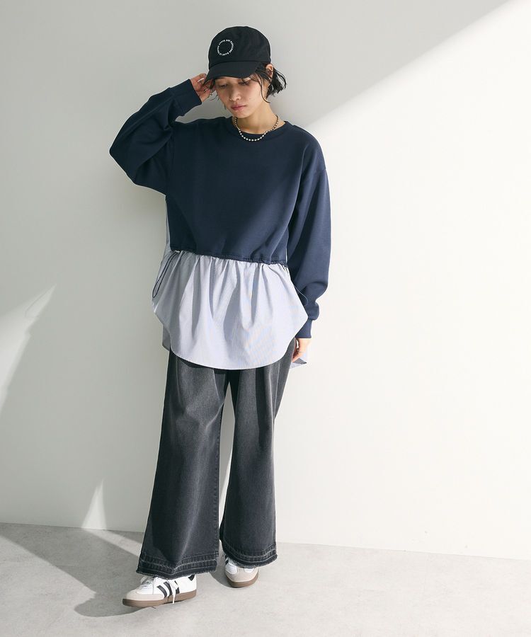 Green Parks「ダンボールドッキングチュニック」|Tシャツ・カットソー|