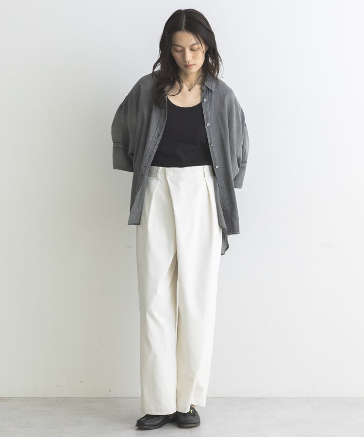 GARAGE OF GOOD CLOTHING「シアーデニムビッグカフスドルマンシャツ」|シャツ・ブラウス|