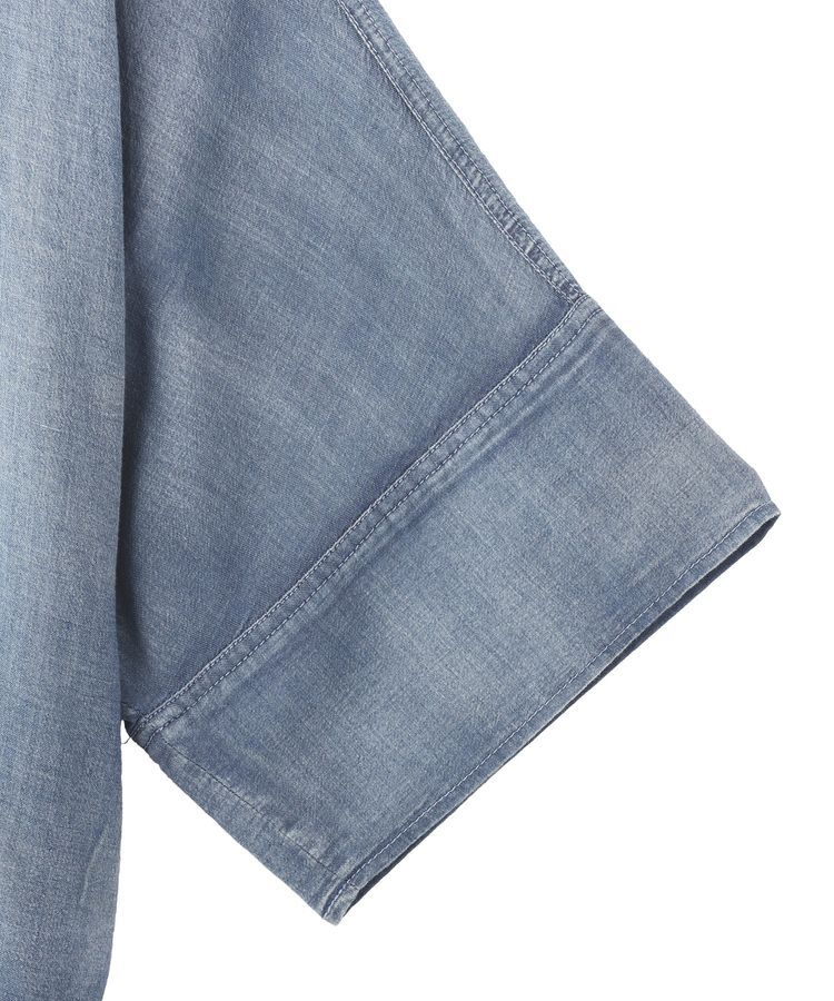 GARAGE OF GOOD CLOTHING「シアーデニムビッグカフスドルマンシャツ」|シャツ・ブラウス|