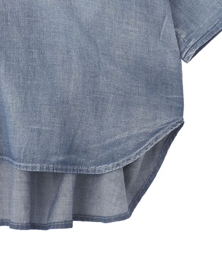 GARAGE OF GOOD CLOTHING「シアーデニムビッグカフスドルマンシャツ」|シャツ・ブラウス|