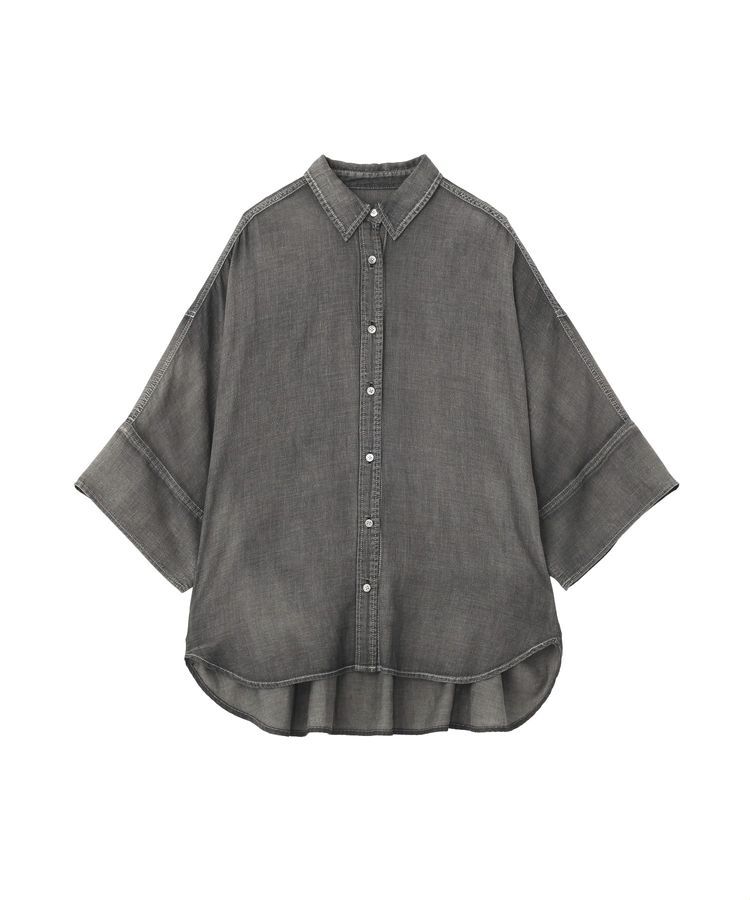 GARAGE OF GOOD CLOTHING「シアーデニムビッグカフスドルマンシャツ」|シャツ・ブラウス|